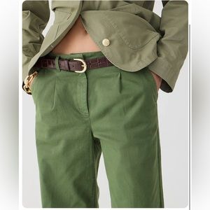 J. Crew 8 Tall pleated capeside chino pant